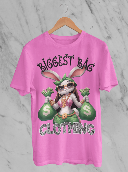 BIGGEST BAG "MONEY BUNNY" T-SHIRT DESIGN