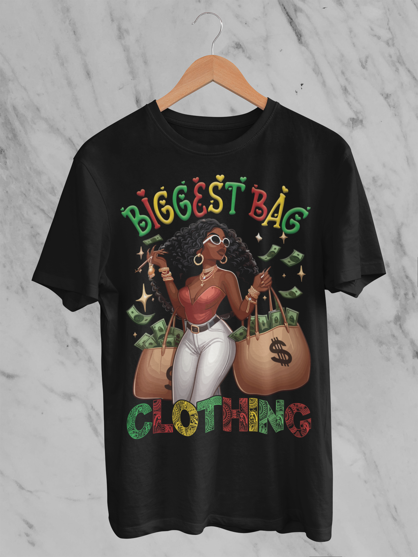 BIGGEST BAG His & Hers "JUNETEENTH" edition T-Shirt