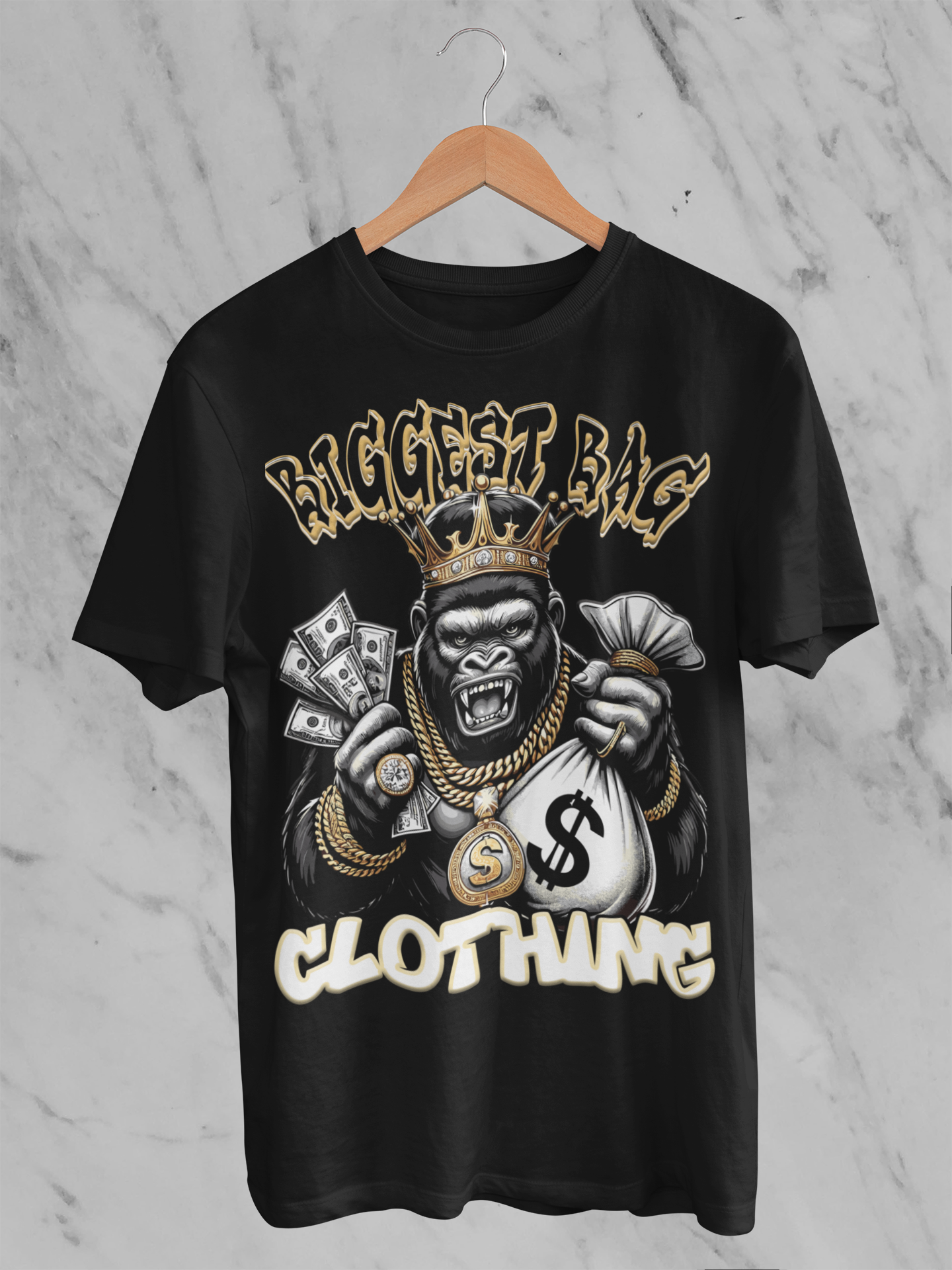 BIGGEST BAG "MONEY GOING BANANAS" T-SHIRT DESIGNS