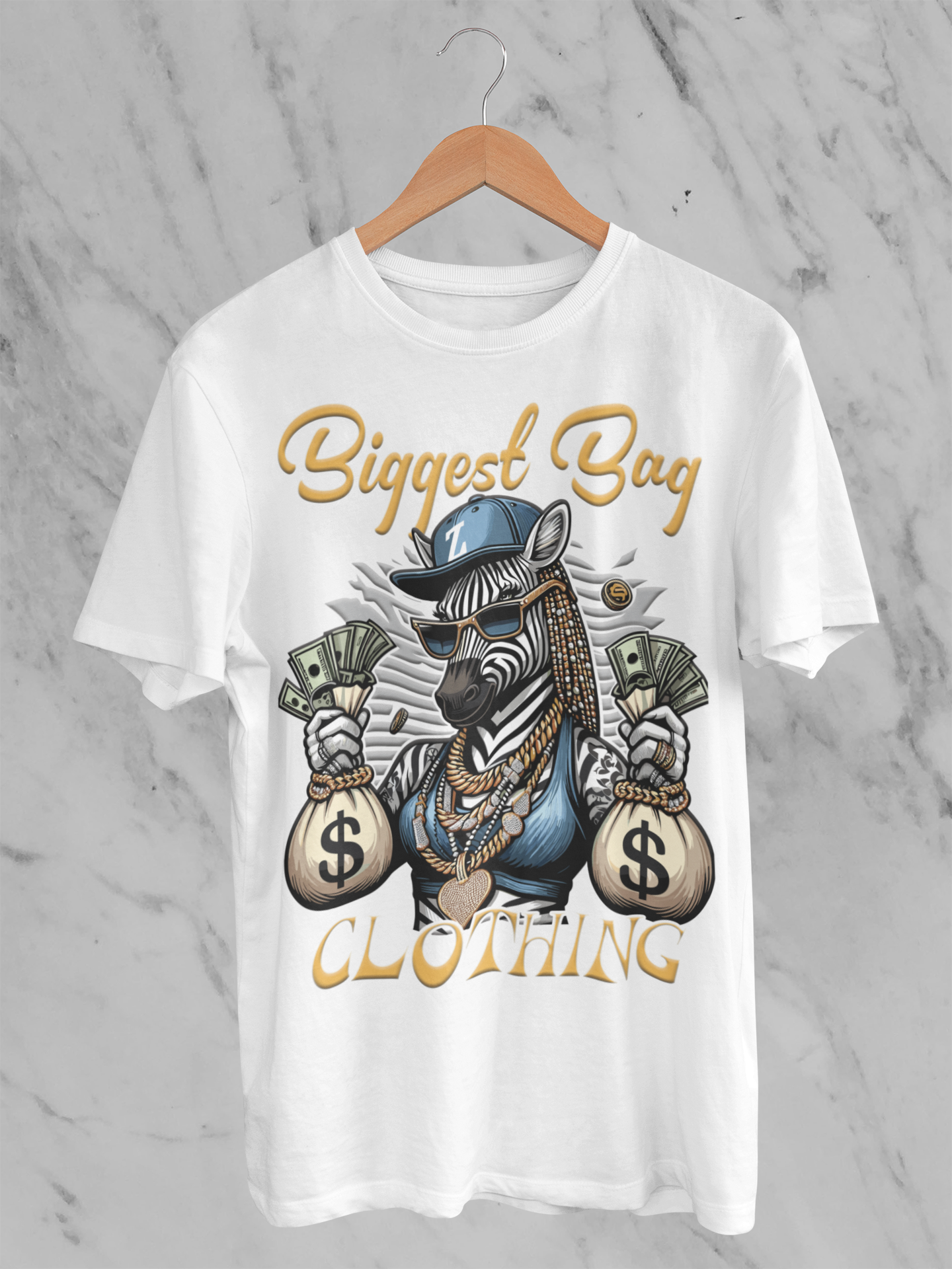 BIGGEST BAG "MONEY AND STRIPES" T-SHIRT DESIGNS